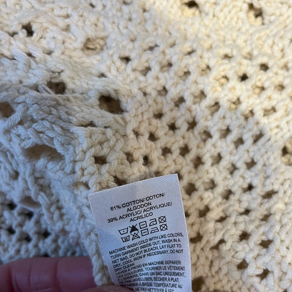 Lucky Brand Mixed Stitch Cardigan - Picture 4 of 10